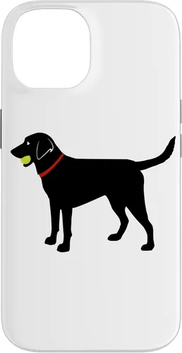 Vista 4 de Labrador Retriever Fetch, Black Lab Play Ball Dog Lover Gift Case for iPhone 17