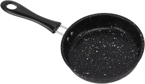 Vista 3 de TANIQIACA Sartén de acero inoxidable y ABS, sartén antiadherente, sartén de cebolla para filete de tocino, sartén de cocina saludable de acero