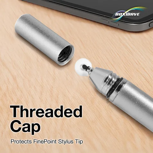 Vista 7 de BoxWave Lápiz óptico compatible con Apple iPod Touch (7ª generación 2019), lápiz capacitivo FineTouch, lápiz capacitivo súper preciso