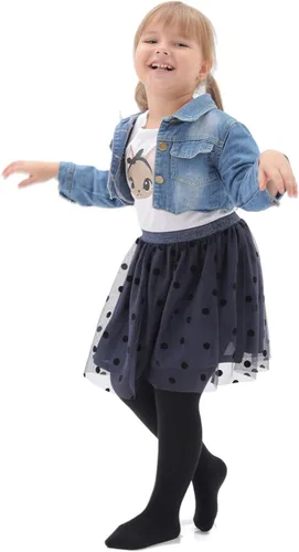 Vista 5 de Epeius - Leggings de punto trenzado gruesas para bebés o niñas medias de algodón para recién nacido y niñas pequeñas paquete de 3 4 5 y 6