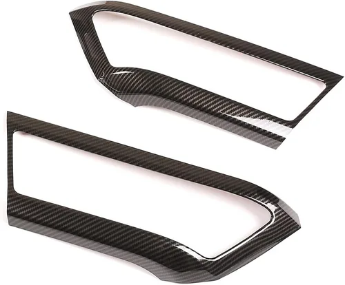 Vista 6 de YIWANG Cubierta de plástico ABS para manija interior de puerta para Land Rover Defender 90 2020-2022, accesorios de automóvil, juego de 2 piezas