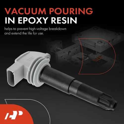 Vista 3 de A-Premium Paquete de bobinas de encendido del motor compatible con Porsche 911 2009-2019, Boxster 2009-2016, Cayman 2009-2012 2014-2016 Compatible