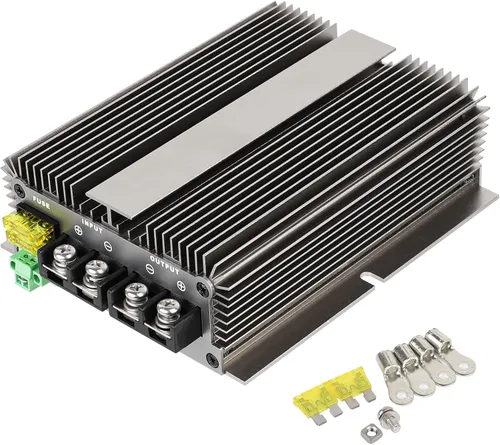 Vista 11 de Reductor de voltaje DC 8V-40V a 12V 3A 36W Convertidor de impulso automático de aumento y reducción de voltaje Módulo transformador impermeable