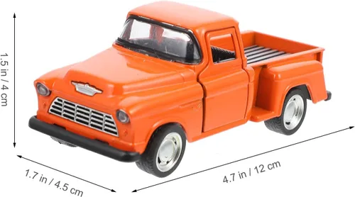 Vista 2 de TOYANDONA Figura pequeña en miniatura, modelo de camioneta, juguete para niños, regalo para decoración del hogar, exhibición de mesa, vehículo