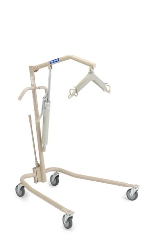 Vista 3 de Invacare Bomba hidráulica pintada 9099P para la elevación paciente de los modelos 9805P/RHA450-1/RHL450-1/GHS350, gris aislado del final satinado