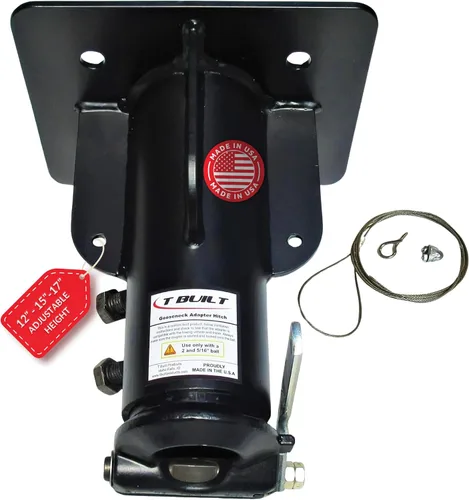 Vista 9 de T built 17" quinta rueda para cuello de cisne adaptador Hitch