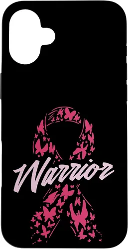 Vista 23 de Breast Cancer Awareness Pink Ribbon Warrior Gift Case for iPhone 17