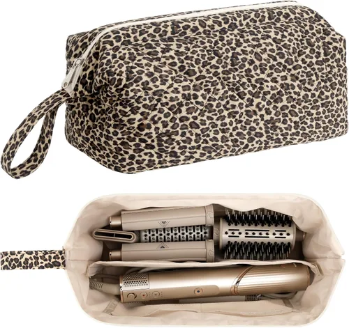 Vista 12 de Bolsa de viaje acolchada para herramientas para el cabello Shark Flor azul