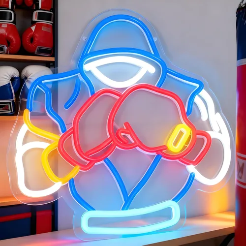 Vista 11 de Letrero de neón LED con texto en inglés "You Belong Here", luz de neón decorativa regulable alimentada por USB, para el hogar, sala de estar