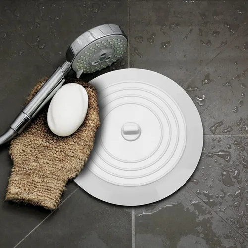 Vista 6 de VIGOR PATH Juego de 2 tapones de silicona para bañera – Tapones de fregadero de 5.9 pulgadas – Cubiertas planas de drenaje de bañera, captador