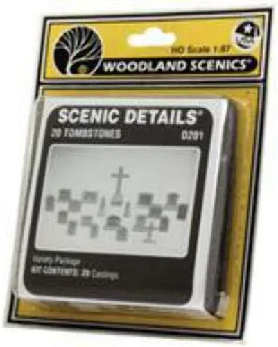 Vista 3 de Woodland Scenics Tombstones 20 Scenic Detalles
