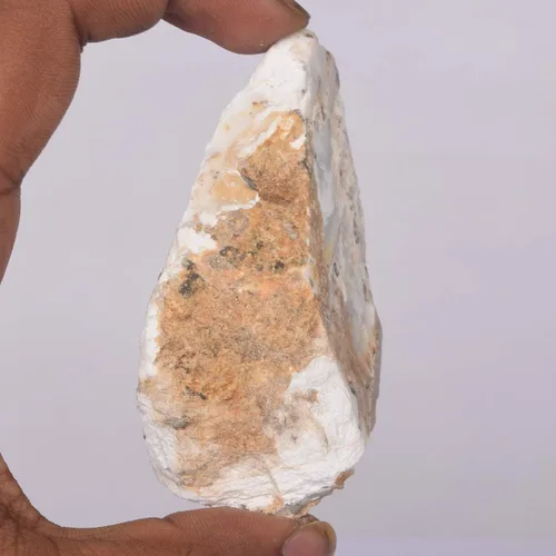 Vista 3 de gemhub Ópalo blanco crudo natural de grado A de 461.00 Ct de cristal curativo piedra de ópalo en bruto para cabbing, Gema, Ópalo mejorado en tonos