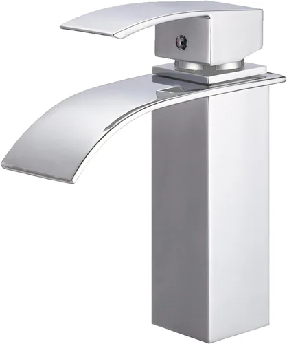 Vista 7 de Novatto Remi - Grifo lavabo Watersense de una sola palanca, níquel cepillado