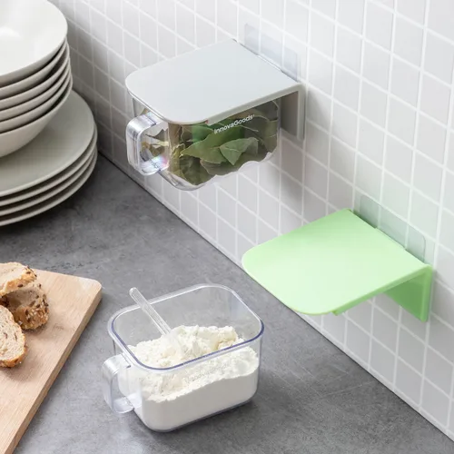 Vista 8 de Recipientes de Cocina Adhesivos Extraíbles Handstore InnovaGoods 2