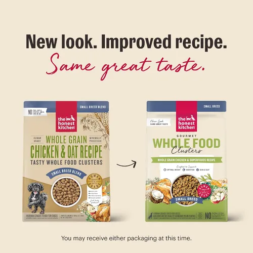 Vista 3 de The Honest Kitchen Alimento seco de grado humano para perros, alimentos secos de grano entero para perros de raza pequeña, pollo, 1 libra