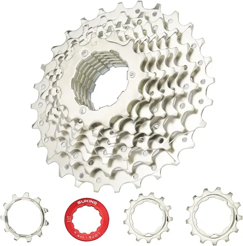 Vista 27 de CYSKY Casete de 11 velocidades 11-25T/11-28T/11-32T/11-36T/11-40T/11-42T/11-46T/11-50T/11-52T Compatible con Shimano/Sunrace/Sram Bike Freewheel