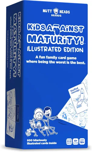Vista 10 de Kids Against Maturity: Divertido juego de cartas familiar para niños a partir de 10 años y padres, adolescentes y adultos Divertido juego