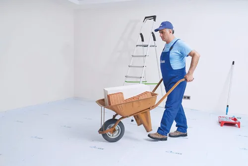 Vista 6 de Protección Temporal para Pisos 36'' x 100' - Antideslizante, Fácil de Aplicar, Ahorra Tu Tiempo - 100% A Prueba de Pintura – Material Reutilizable