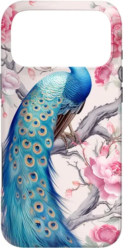 Vista 22 de Chinoiserie Peacock Rose Garden Case for iPhone 17