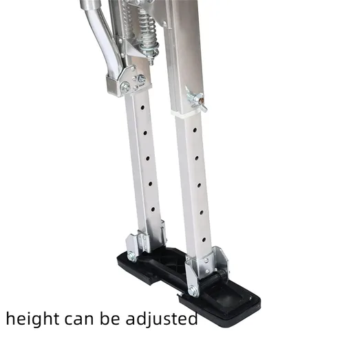 Vista 4 de waltyotur 18-30 pulgadas Drywall Stilts Grade Ajustable Auminum Tool Stilt para pintar o limpiar - Plata