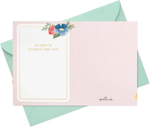 Vista 6 de Hallmark Paper Wonder - Tarjeta de boda emergente, tarjeta de compromiso, tarjeta de despedida de soltera (felicitaciones)