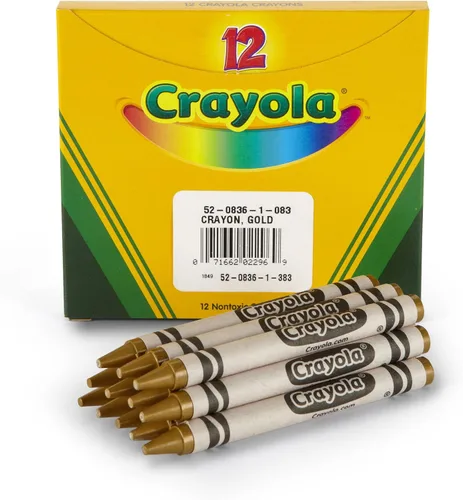 Vista 7 de Crayola regular de repuesto de un solo color no tóxica (paquete de 12), Azul
