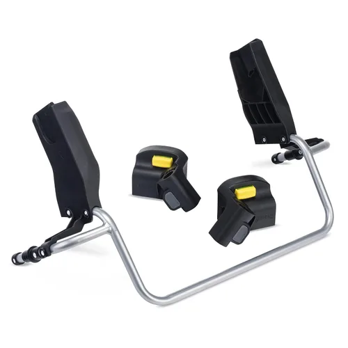 Vista 8 de BOB Gear Adaptador de cochecito de jogging individual para asientos de automóvil infantiles Britax, gris