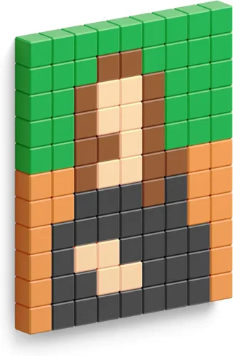 Vista 11 de PIXIO Mini Safari - Bloques magnéticos Juguetes de construcción en Pixel Art Style - Artes y manualidades Juguetes para niños - Bloques