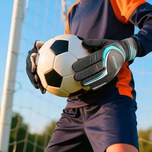Vista 8 de Guantes de Portero de Fútbol – Guantes de Portero para Niños, Niñas y Jóvenes, Guantes de Portero para Niños de 8-12 con Agarres Fuertes, Palmas