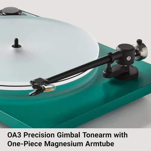 Vista 3 de U-Turn Audio - Tocadiscos Orbit Plus (Gen 2) con preamplificador incorporado, verde