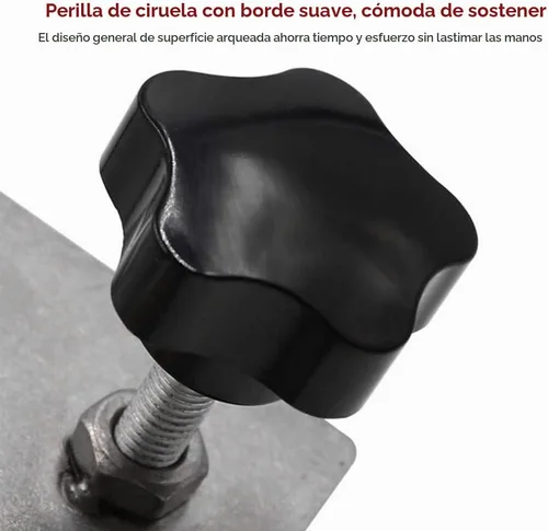 Vista 4 de Bibabala 2 abrazaderas de instalación frontal de cajón, abrazadera en C universal de acero inoxidable, herramientas de instalación de gabinetes