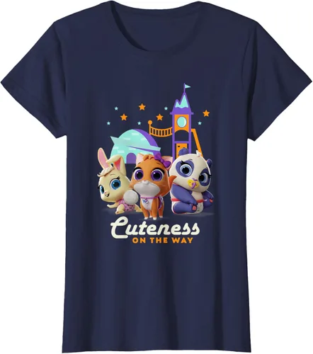 Vista 35 de Disney Camiseta Junior T.O.T.S. Cuteness On the Way Negro