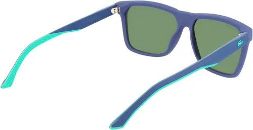 Vista 6 de Lacoste Gafas de sol rectangulares L972S para hombre azul mate talla única Azul mate