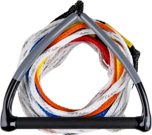 Vista 2 de RADAR Control Water Ski Rope and Handle Package - 13 Inch Handle, Non-Rotating Grip, Pre-Stretched Low-Drag Rope, Full Length End Caps, High Control