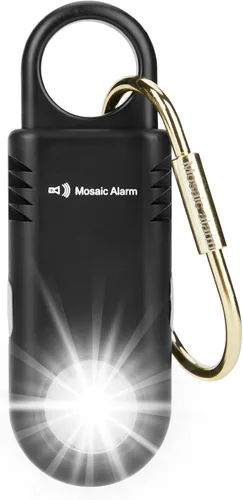 Vista 11 de 135dB recargable alarma de seguridad personal luz estroboscópica antideslizante agarre llavero sirena para mujeres estudiantes linterna senderismo