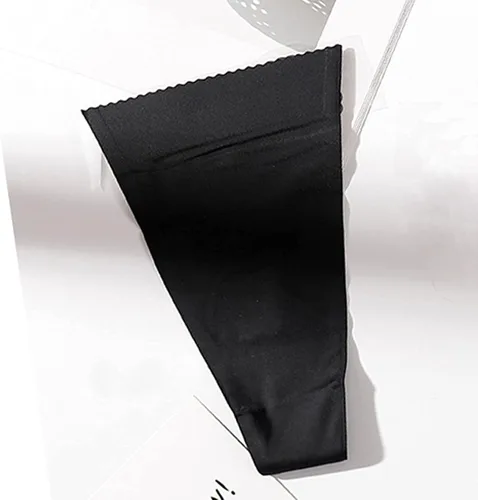 Vista 2 de RUIBAVYA Tanga sin tirantes para mujer, sin tirantes, invisible, autoadhesiva, lencería sexy