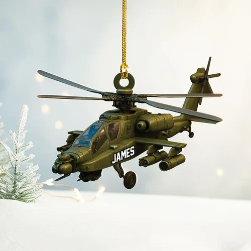 Vista 23 de Adornos de Navidad del ejército estadounidense, adorno de veterano para hombres y mujeres, adornos patrióticos para decoración de árbol de Navidad