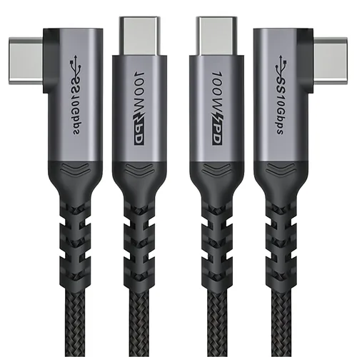 Vista 6 de SUMPK Cable VR Link de 20 pies compatible con Oculus Quest 2, USB 3.2 tipo C a C, cable de carga rápida de transferencia de datos de 5 Gbps, cable