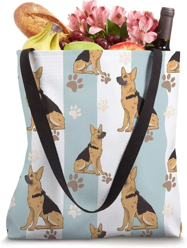 Vista 4 de Lindo Pastor alemán K9 perro amante regalo mujeres niña bolsa de mano