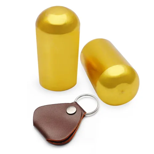 Vista 8 de MAXCHEER 2 puntas de interruptor de palanca de latón M3.5 LP de 3 vías con bolsa de púa de guitarra, perilla de interruptor de pastilla para Negro