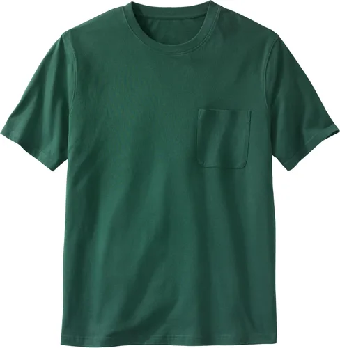 Vista 23 de KingSize Big & Tall Shrink-Less - Camiseta ligera, con cuello redondo, con bolsillo para hombre Gris Caliente Carbón