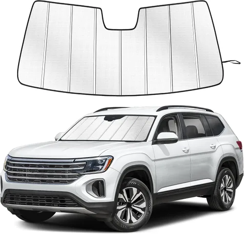 Vista 11 de Parasol para parabrisas para Honda CR-V 2017-2022, diseño plegable de acordeón de ajuste personalizado, accesorios de automóvil, protector de visera