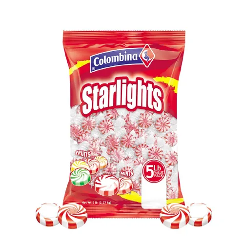Vista 2 de CHAIN & JO SWEETS Starlight Peppermints - Mentas de 5 libras, aproximadamente 400 caramelos de menta envueltos individualmente, mentas de caramelo