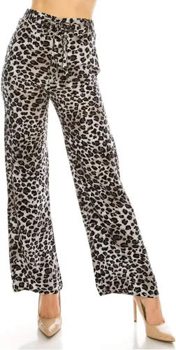 Vista 29 de Pantalones Palazzo para mujer, pantalones culottes sólidos y a rayas