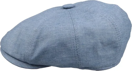 Vista 2 de Gorra de 8 paneles estilo Newsboy – Mezcla de lino con forro 100% de algodón