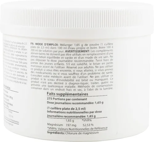 Vista 5 de 1 libra de cloruro de magnesio hexahidrato Ingredientes de grado farmacéutico Polvo de cristal Pure Ph. EUR., BP, USP, 100% Heiltropfen®