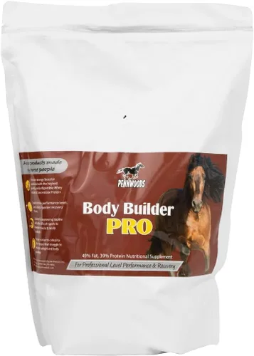 Vista 8 de Pennwoods Body Builder Compete Horse Suplemento de aumento de peso bolsa de 11 libras