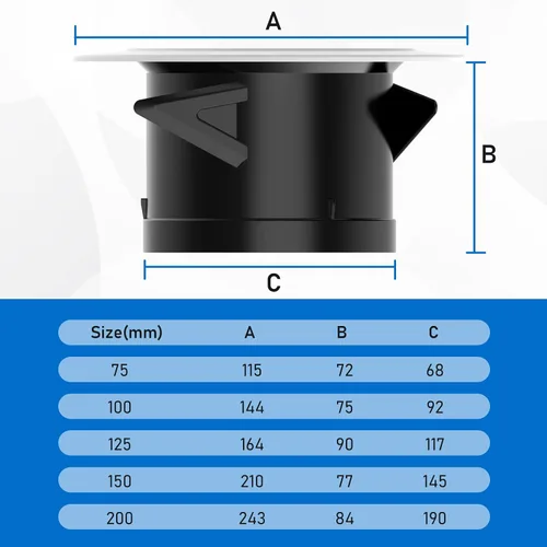 Vista 6 de Hon&Guan Soffit Vent de 4 pulgadas con pantalla de mosca integrada, color blanco, 1 paquete