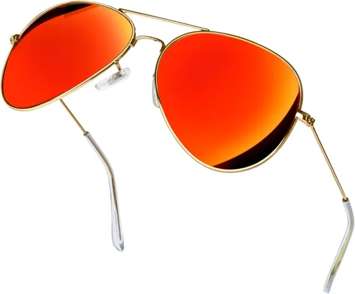 Vista 15 de KANASTAL Aviator Sunglasses Men Women Military Polarized Sunglasses UV400 Negro/Negro