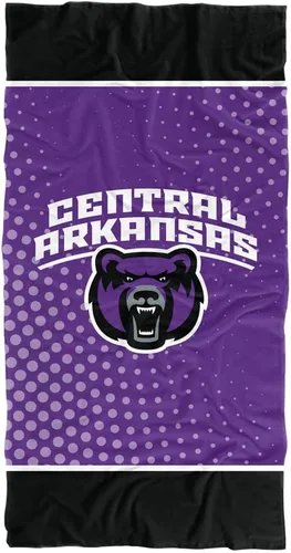 Vista 23 de LOGOVISION Manta Abilene Christian University, 30x60 Logo Dots CottonFront/PolyBackBeachTowel